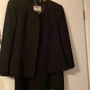 Button down dark blue suit